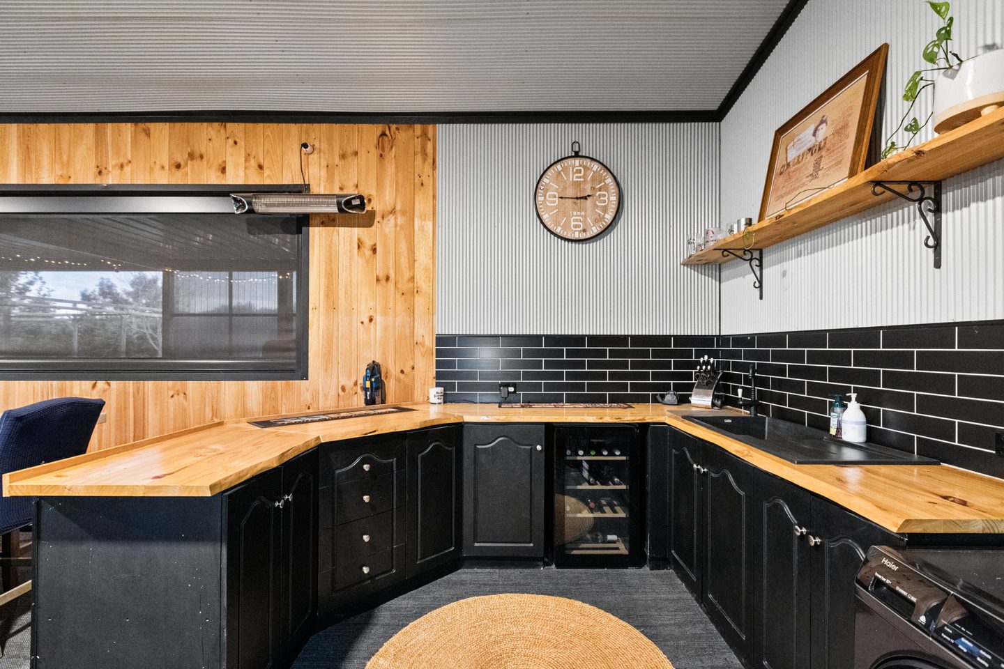 The built-in bar